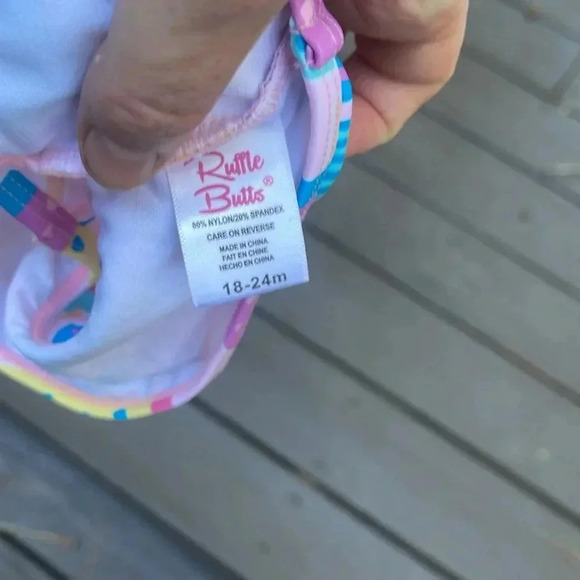 Ruffle Butts popsicle ruffled swim bottom size 18-24 mo - Picture 4 of 4